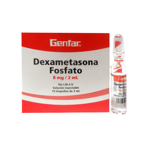 DEXAMETASONA 8 MG X10 AMP