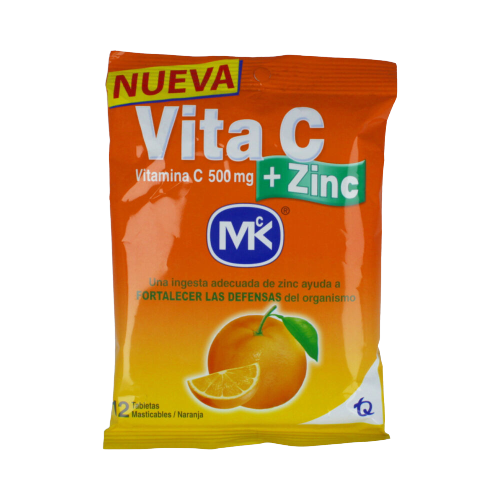 VITAMINA C MK NARAJ + ZINC X 12