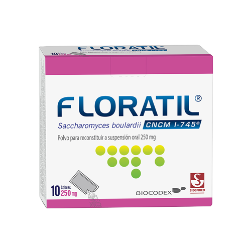 FLORATIL 250MG SOBRE  CAJA X 10