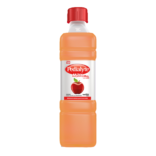 PEDIALYTE 60 MAX MANZANA 500ML