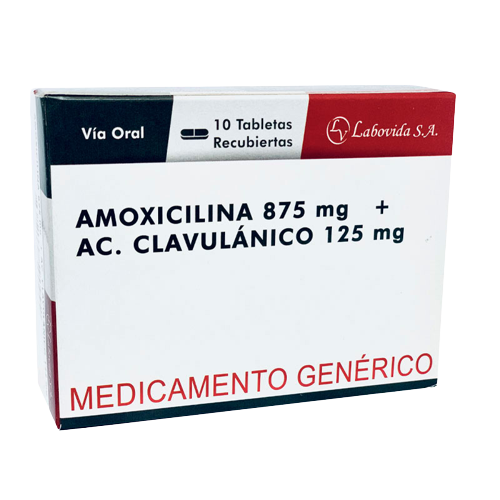 AMOXICILINA 875 MG + ACD CLAV