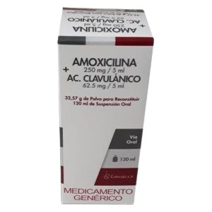 AMOXICILINA +AC 250 + 62.5 MG SUSP