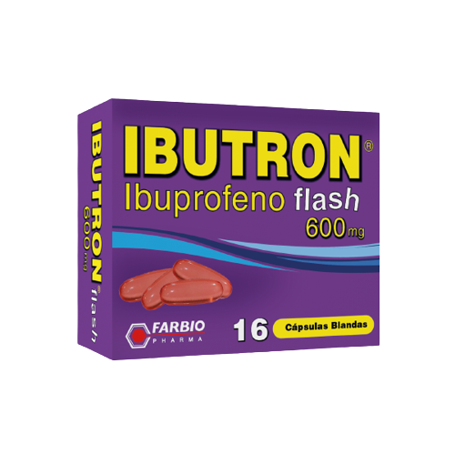 IBUTRON FLASH 600MG X16 CAP