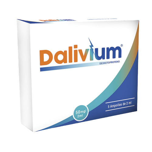 DALIVIUM 50 MG X 5 AMPOLLAS