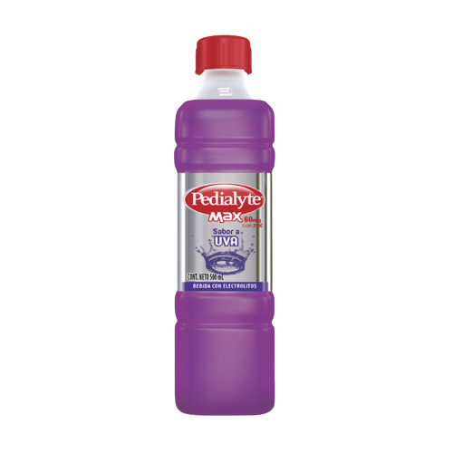 PEDIALYTE 60 MAX SOL UVA 500ML