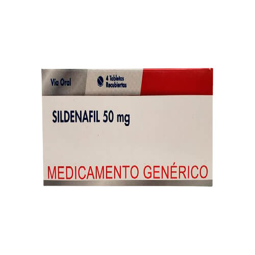 SILDENAFIL 50MG CAJA X4 TAB