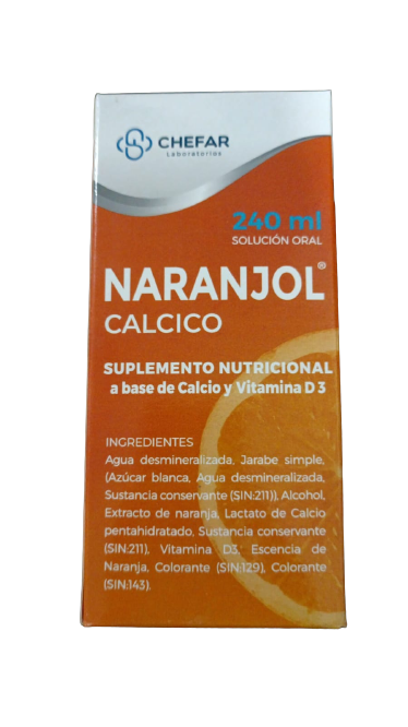 NARANJOL CALCIO 240ML SUSP