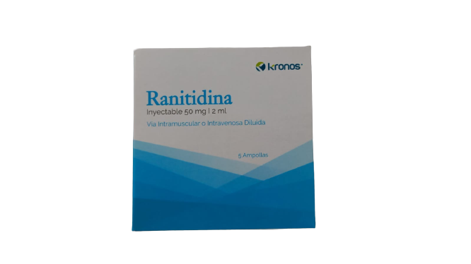 RANITIDINA  AMP 50MG CAJA X5