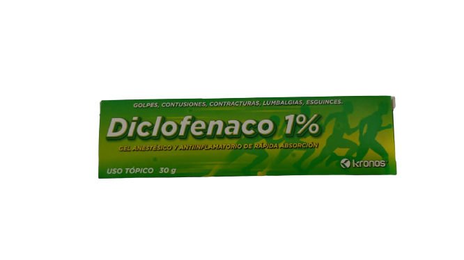 DICLOFENACO GEL 1 % TUBO X 30 GM