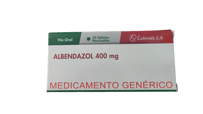 ALBENDAZOL 400 MG X 30