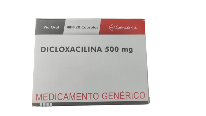 DICLOXACILINA 500 MG CAJA X20