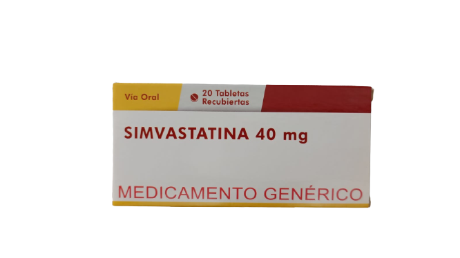 SIMVASTATINA 40 MG X 20