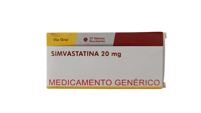 SIMVASTATINA 20 MG X 20