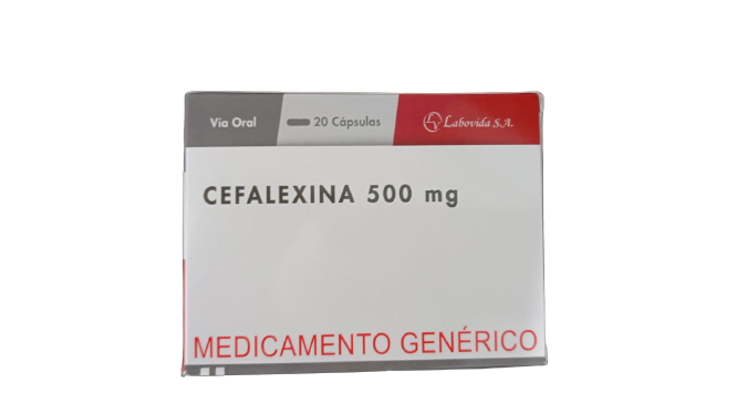 CEFALEXINA 500MG CAJA X20 CAP