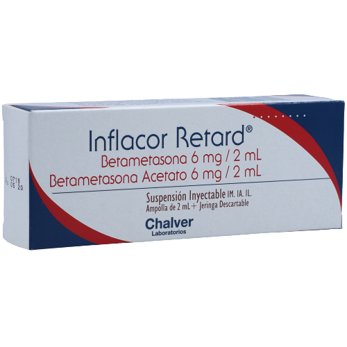 INFLACOR RETAR 6+6 AMPOLLA X 1