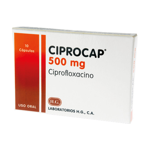 CIPROCAP 500 MG X 10 CAP