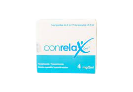 CONRELAX INY 4 MG X 5