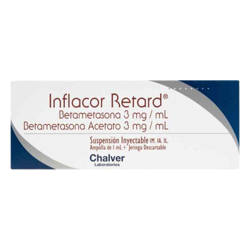 INFLACOR RETARD 3+3 MG X 1 ML