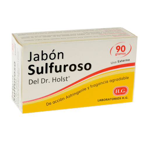 JABON SULFUROSO 90 GR DR HOLST